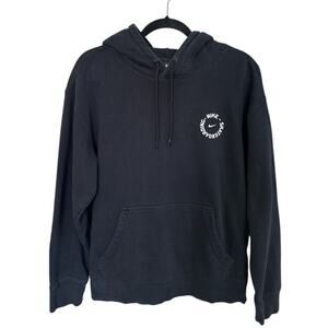 Nike Men's SB Swoosh Logo Pullover Hoodie Black Size Medium Skateboarding